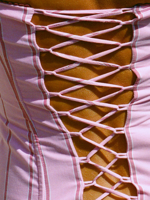 Amélie Two-Tone Corset Top