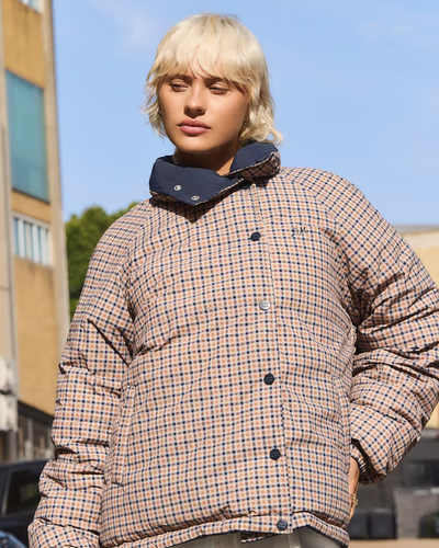 Maple Reversible Check Puffer