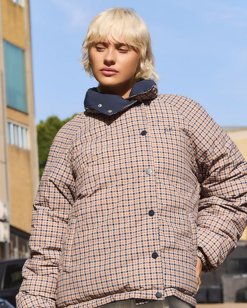 Maple Reversible Check Puffer