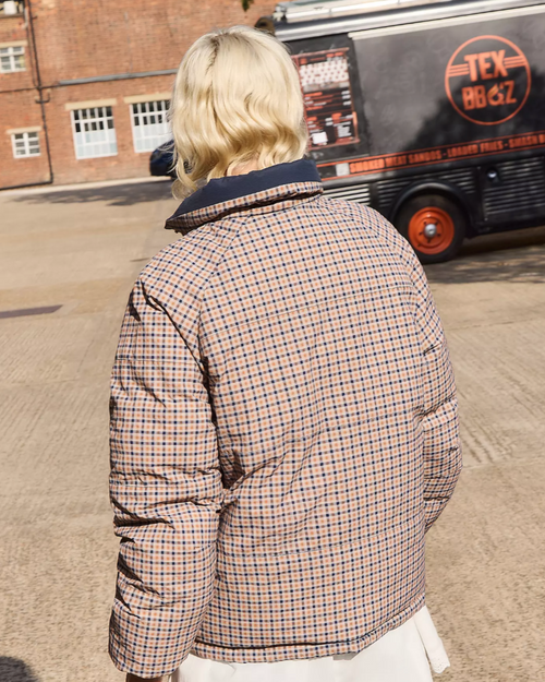 Maple Reversible Check Puffer