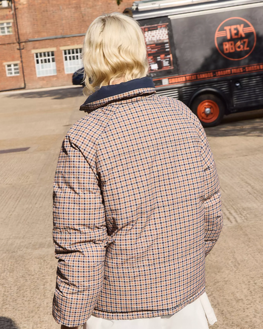 Maple Reversible Check Puffer