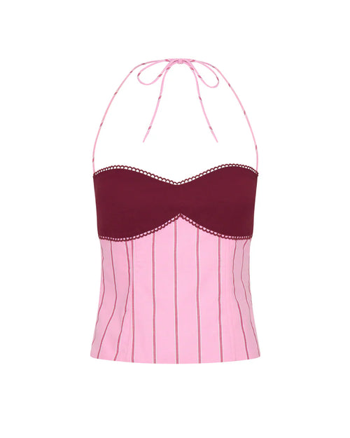 Amélie Two-Tone Corset Top