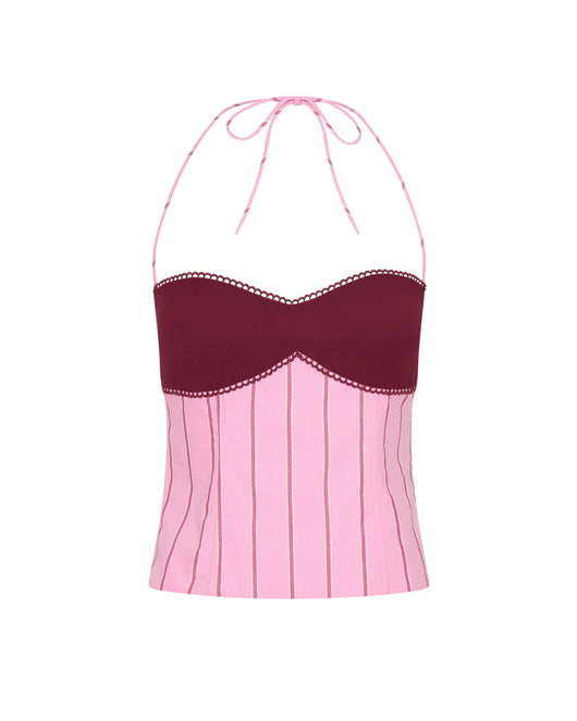 Amélie Two-Tone Corset Top