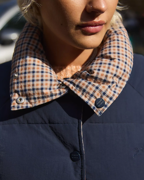 Maple Reversible Check Puffer