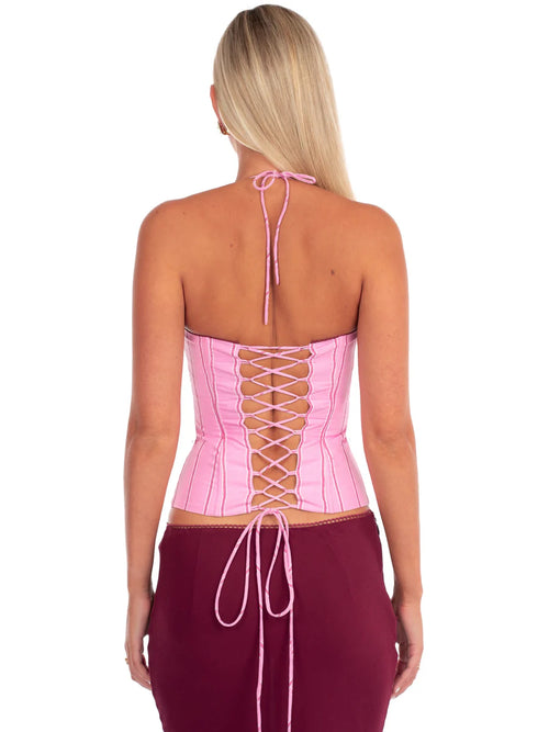 Amélie Two-Tone Corset Top