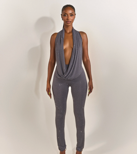 Charcoal Shimmer Two-Piece Set