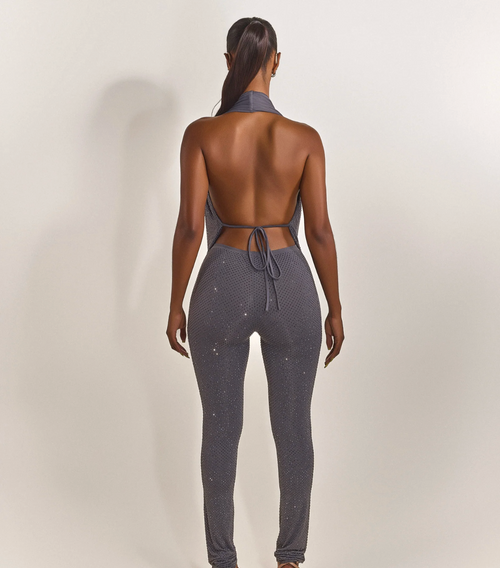 Charcoal Shimmer Two-Piece Set