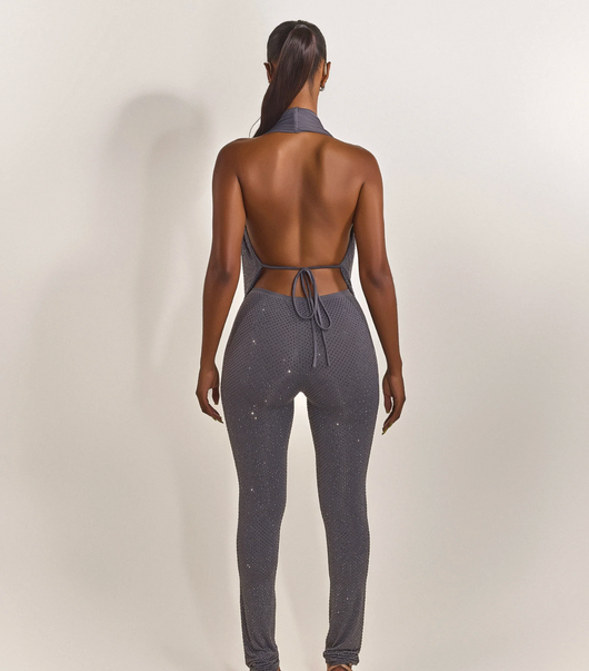 Charcoal Shimmer Two-Piece Set