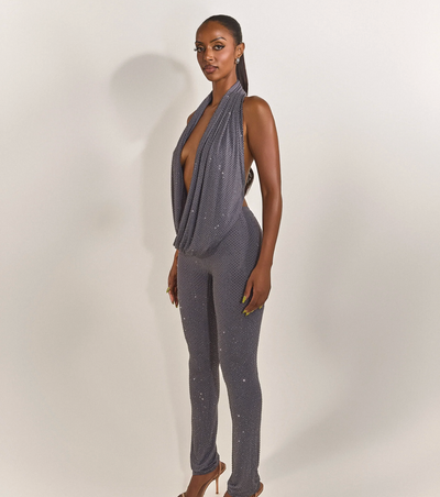 Charcoal Shimmer Two-Piece Set